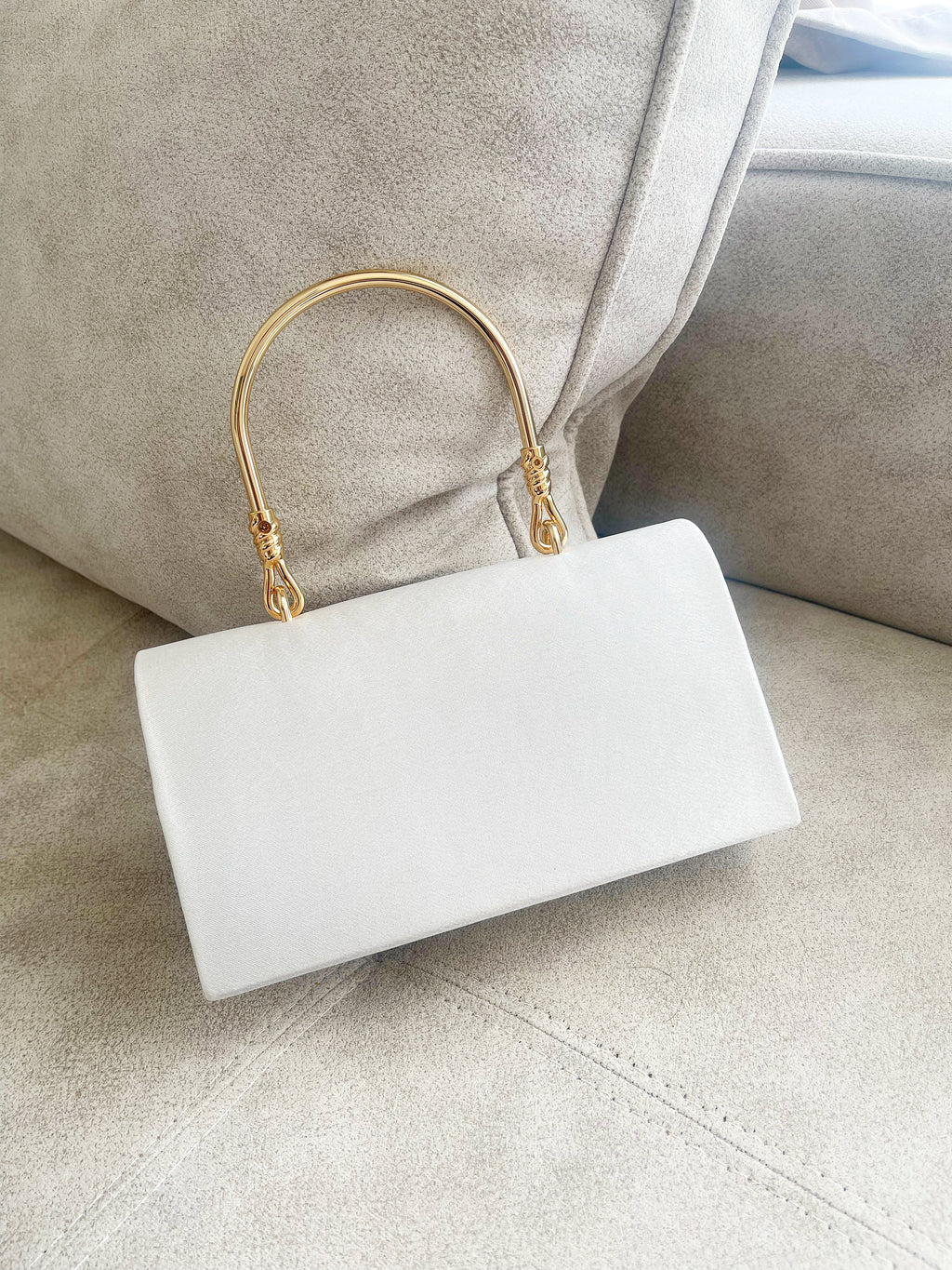 White Roselle Clutch