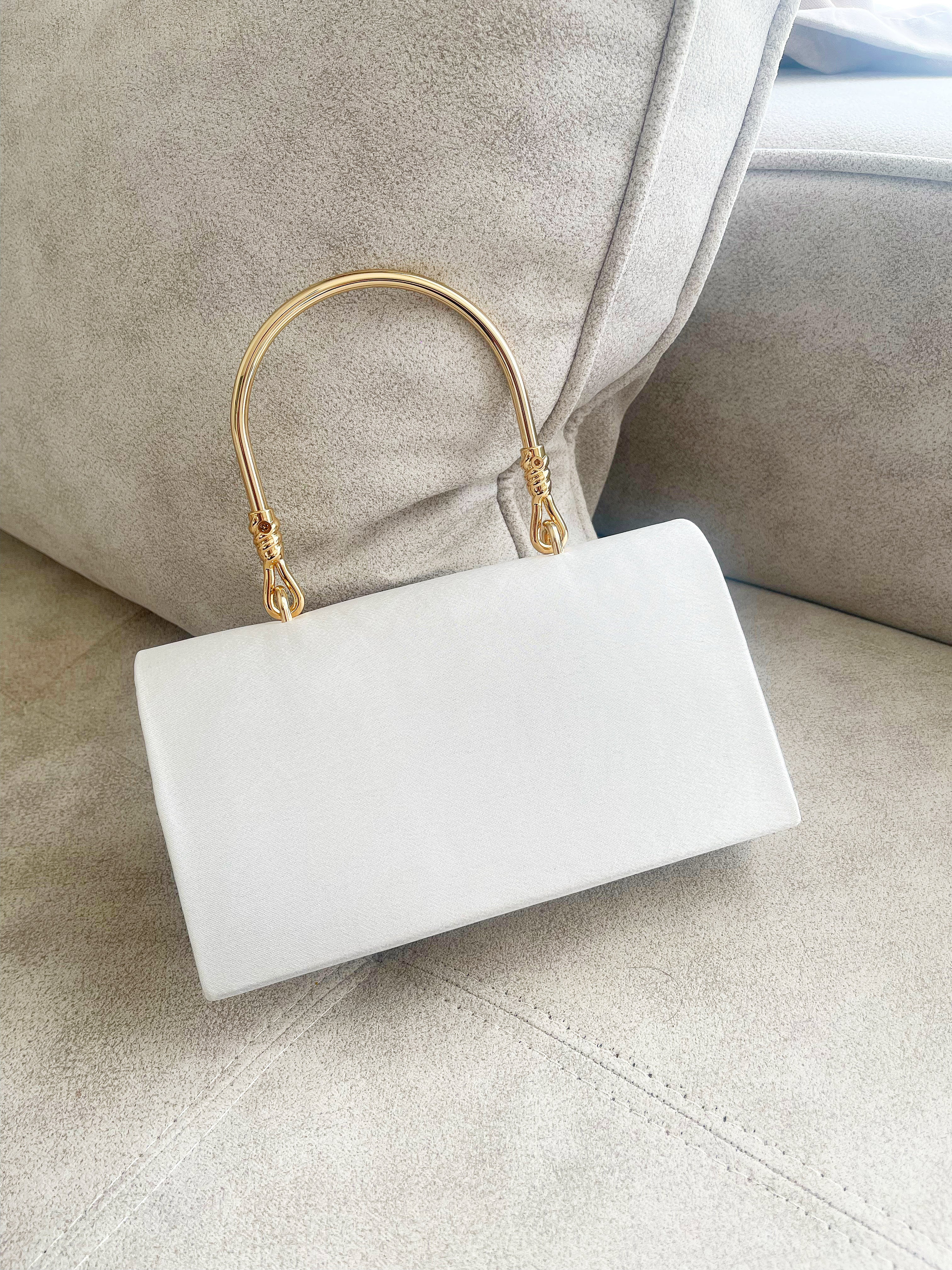 White Roselle Clutch