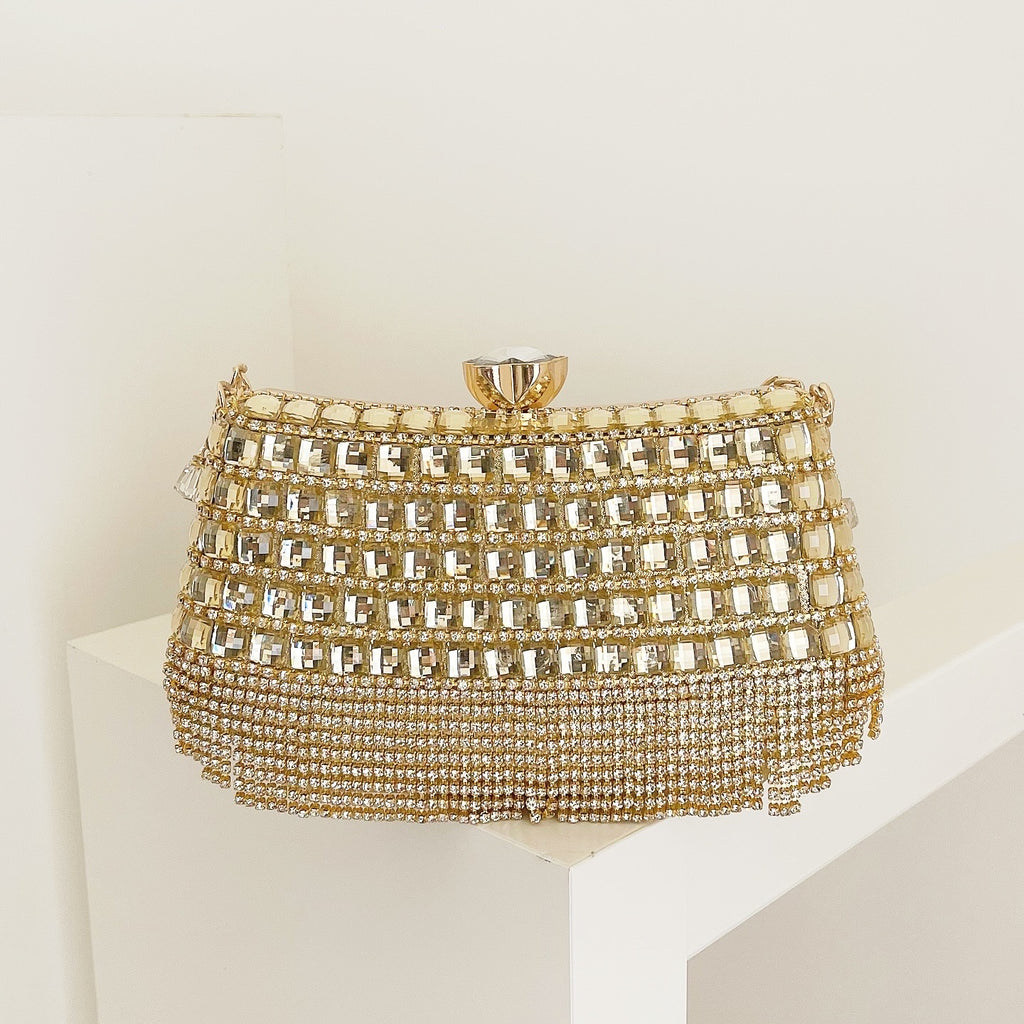 Gold Velencia Clutch