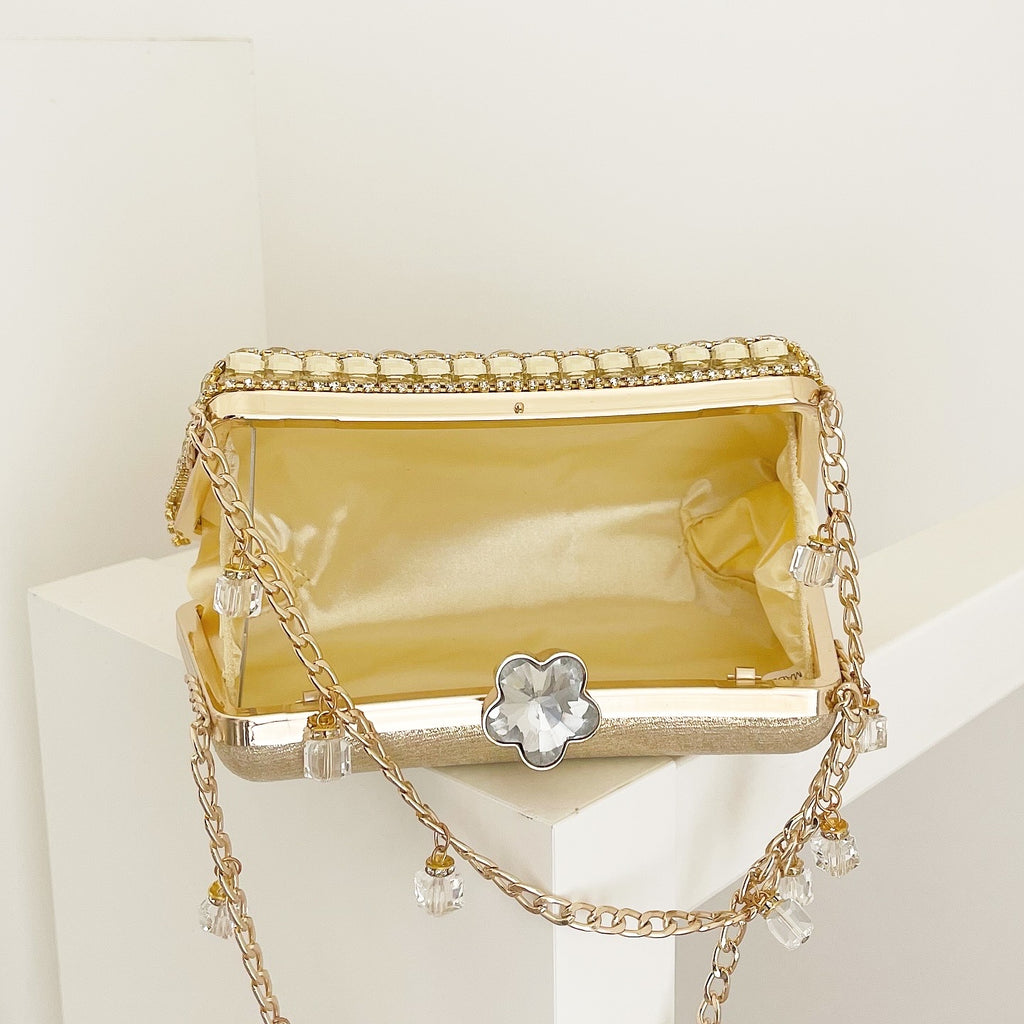 Gold Velencia Clutch