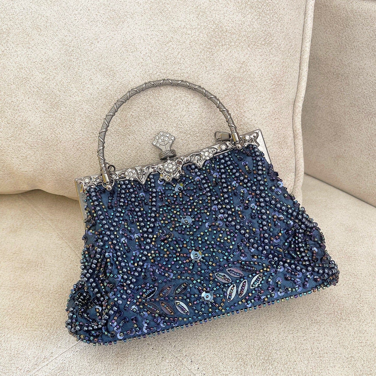Blue Éclat Clutch