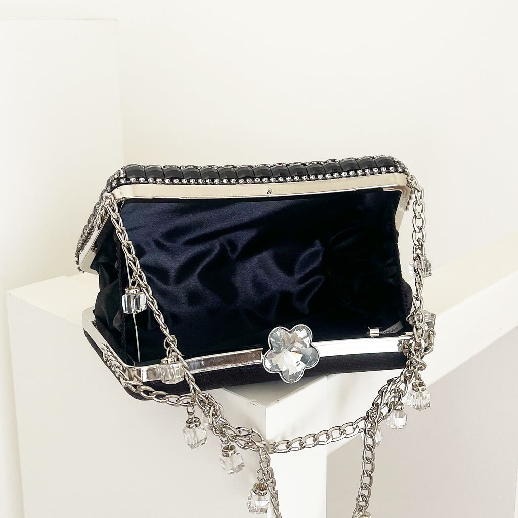 Black Velencia Clutch