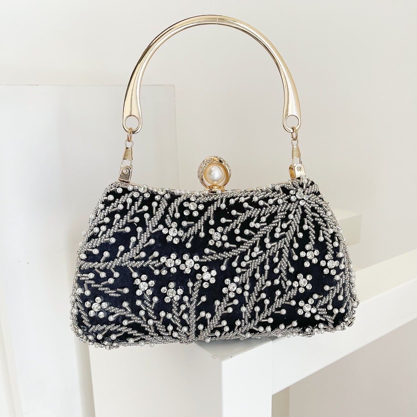 Black Astrielle Clutch