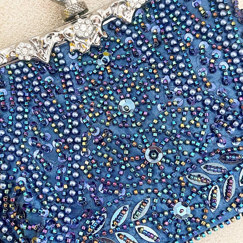 Blue Éclat Clutch
