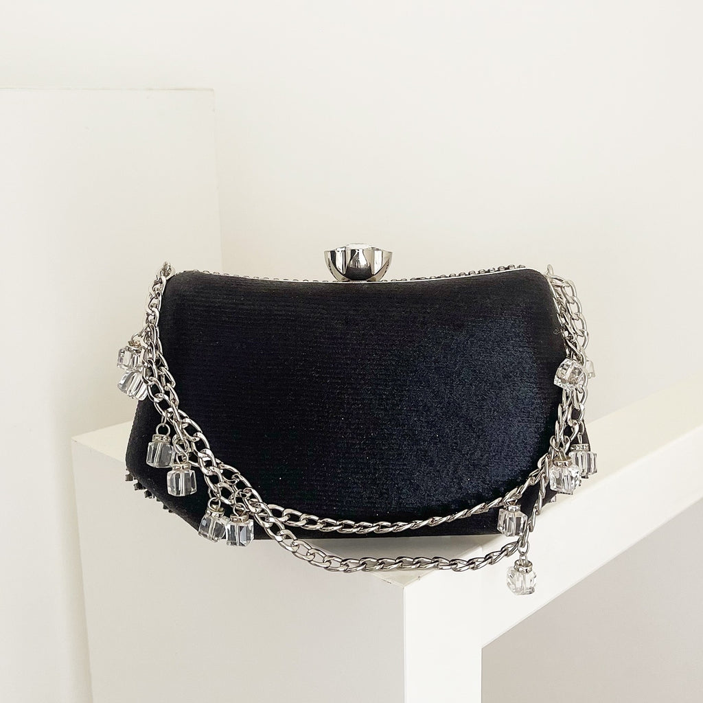 Black Velencia Clutch