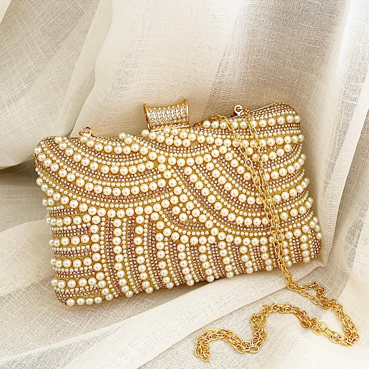 Gold LolliLuxe Clutch